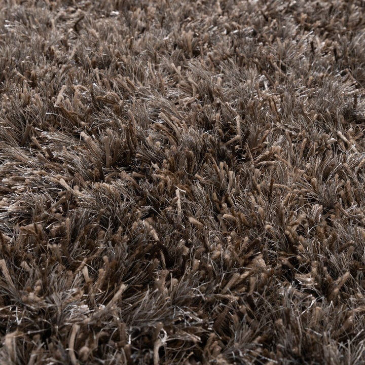 Shaggy Teppich Rund - Grace Grau - 4