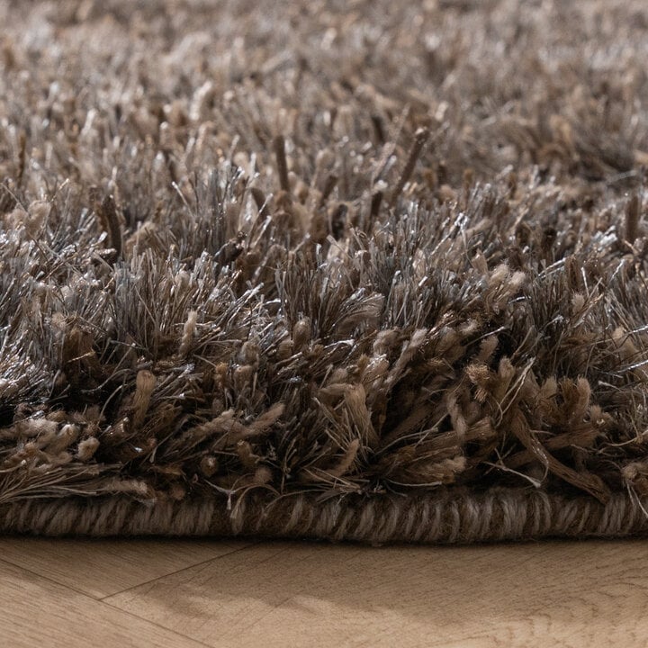 Shaggy Teppich Rund - Grace Grau - 6