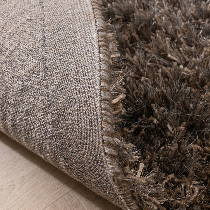 Shaggy Teppich Rund - Grace Grau - 7