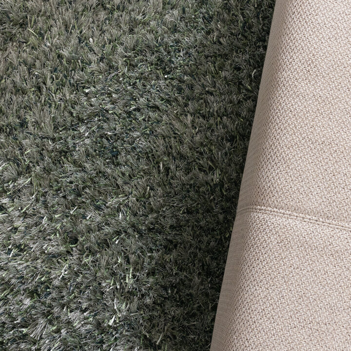 Shaggy Teppich Rund - Grace Grün - 3