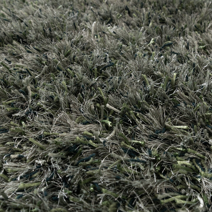 Shaggy Teppich Rund - Grace Grün - 4