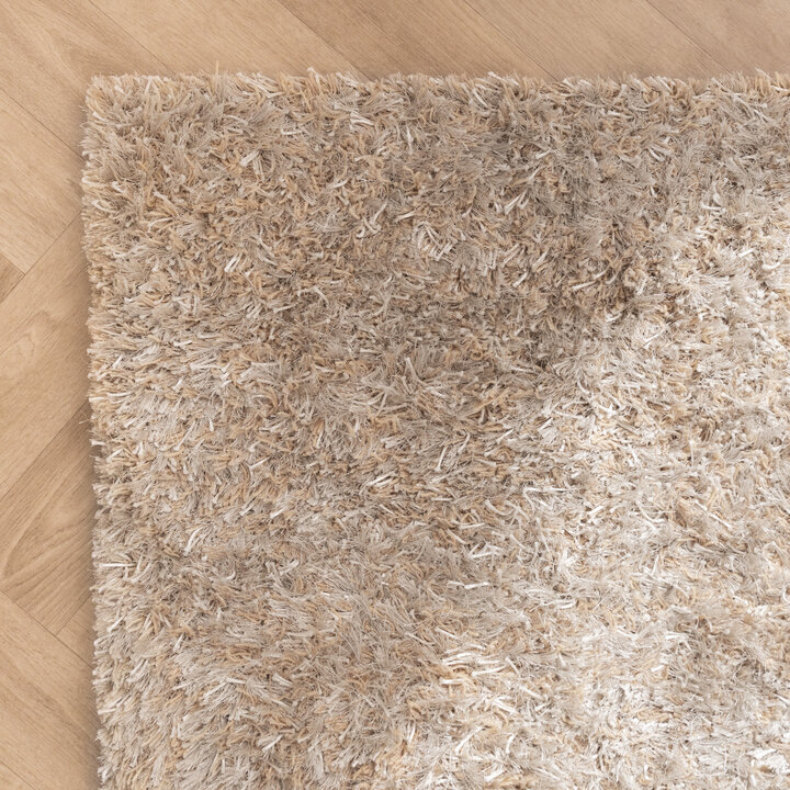 Shaggy Teppich - Grace Weiß - 5