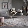 Marmor Teppich - Erio Marbled Grau Rosa - thumbnail
