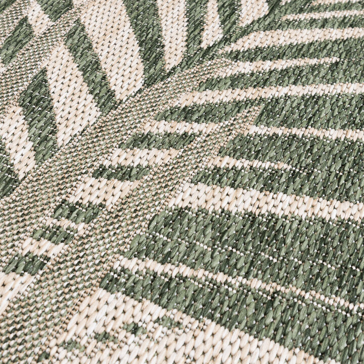 In- & Outdoor Teppich Rund - Tiga Palm Grün - 3