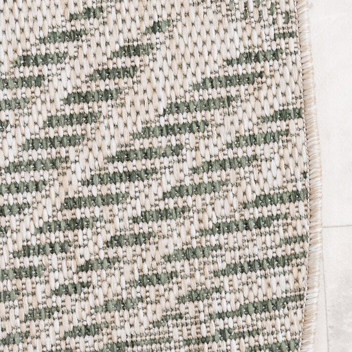 In- & Outdoor Teppich Rund - Tiga Palm Grün - 4