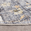 Vintage Gartenteppich Rund - Santo Mandala Blau Grau - thumbnail 7