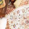 Vintage Gartenteppich Rund - Santo Mandala Terrakotta - thumbnail 3