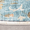 Vintage Gartenteppich Rund - Santo Mandala Hellblau - thumbnail 7