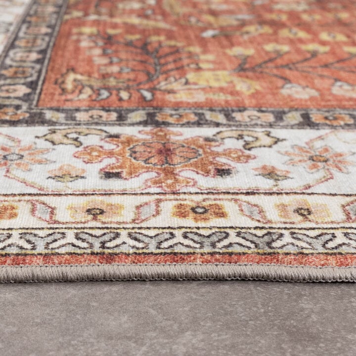 Vintage Gartenteppich - Santo Flora Terrakotta - 7