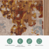 Moderner Teppich - Bush Blau Terracotta - thumbnail 6