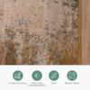 Moderner Teppich - Bush Ockergelb Terracotta - thumbnail 6