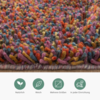 Wollteppich Hochflor - Elin Bunt - thumbnail 4