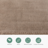 Wollteppich - Giselle Circles Beige - thumbnail 5