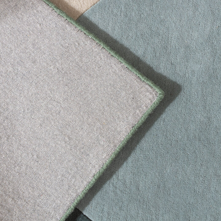 Wollteppich Abstrakt - Clarice Olivgrün Mint - 7