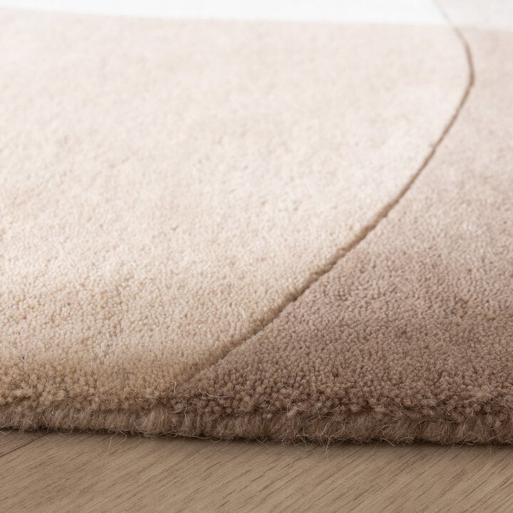 Wollteppich Abstrakt - Clarice Creme Beige - 6