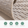 In- & Outdoor Teppich Rund - Tiga Palm Taupe - thumbnail 6