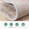 Teppich Abstrakt - Xavier Scratch Taupe Rot - thumbnail 6