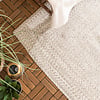 In- & Outdoor Jute Teppich - Bali Weiß - thumbnail 3