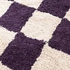 Retro Teppich - Gambit Violett Weiß  - thumbnail 4