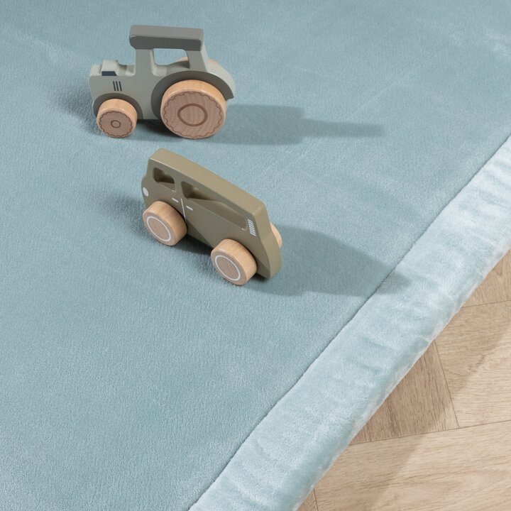 Waschbare Spielmatte Baby - Jip Blau - 2