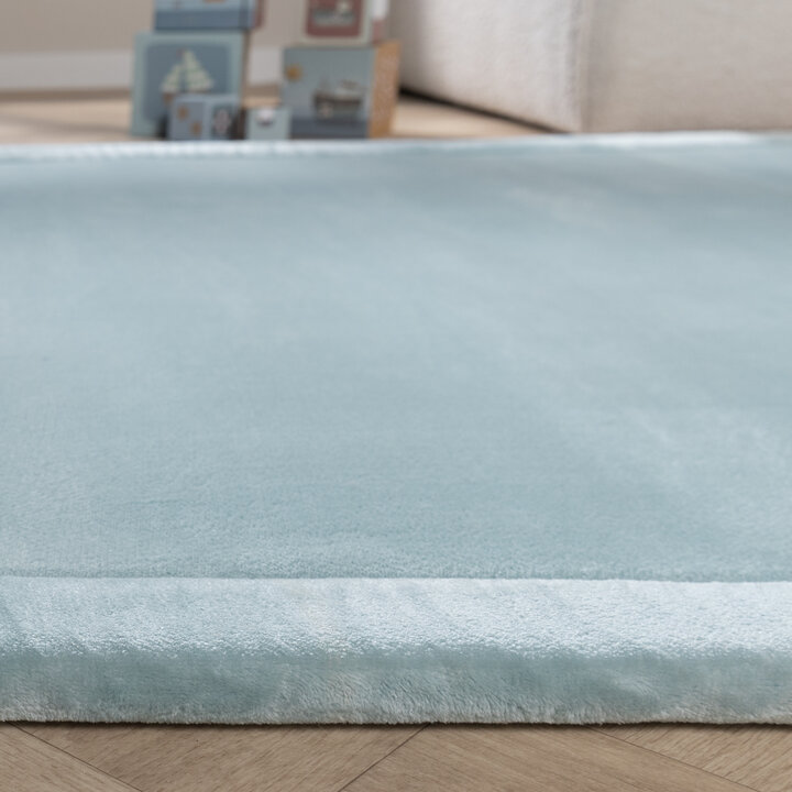 Waschbare Spielmatte Baby - Jip Blau - 5