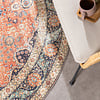 In- & Outdoor Teppich Rund - Kairo Medaillon Terra Dunkelblau - thumbnail 3