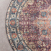 In- & Outdoor Teppich Rund - Kairo Medaillon Bordeaux Rot - thumbnail 4