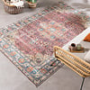 In- & Outdoor Teppich Vintage - Kairo Medaillon Bordeaux - thumbnail