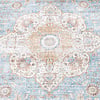 In- & Outdoor Teppich Vintage - Kairo Medaillon Hellblau Creme - thumbnail 4