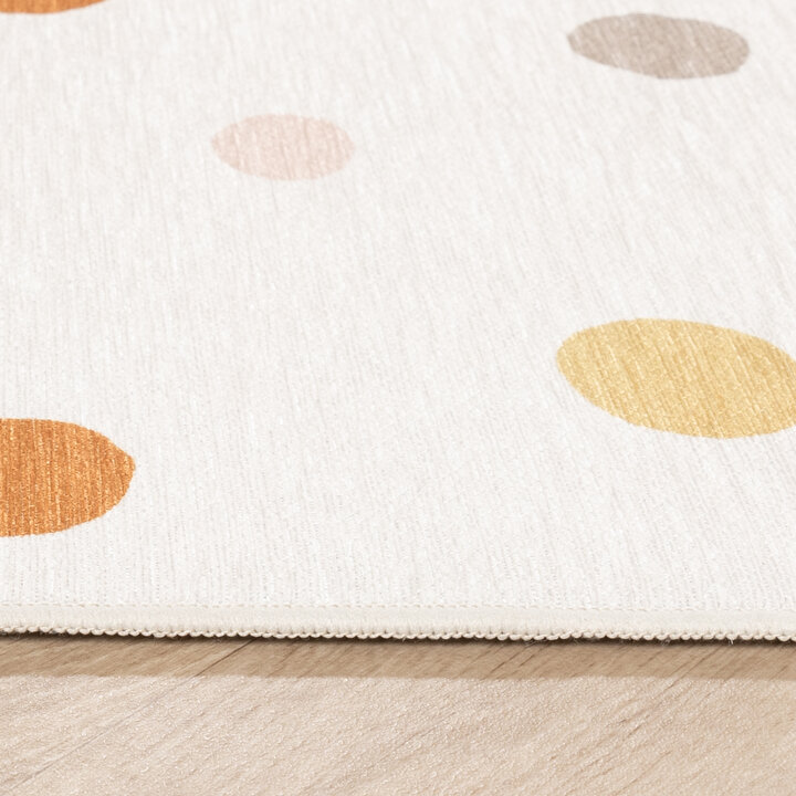 Waschbarer Kinderteppich - Evi Confetti Bunt - 5