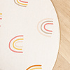 Waschbarer Kinderteppich Rund - Evi Rainbow Bunt - thumbnail 4