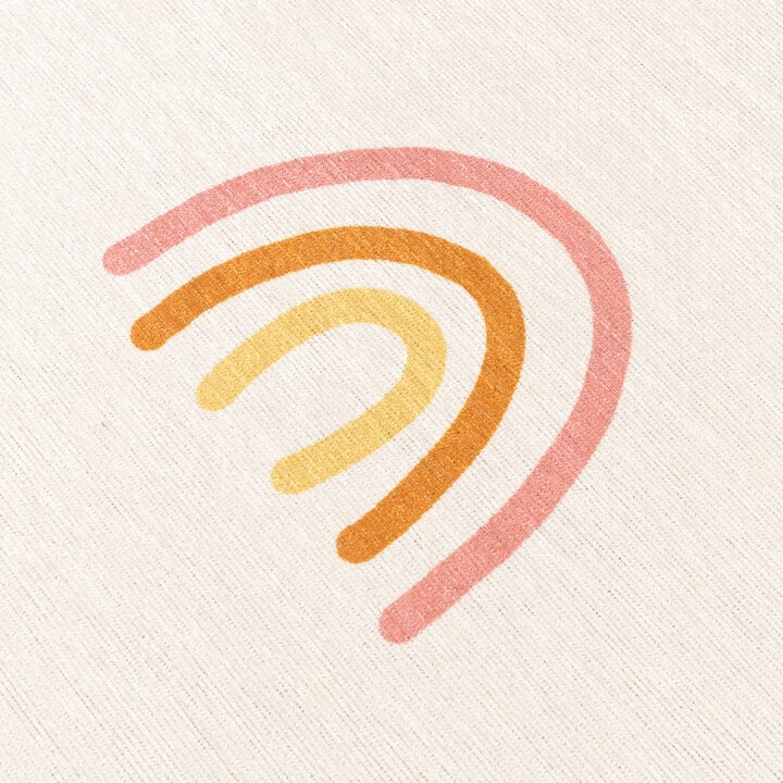 Waschbarer Kinderteppich - Evi Rainbow Bunt - 3