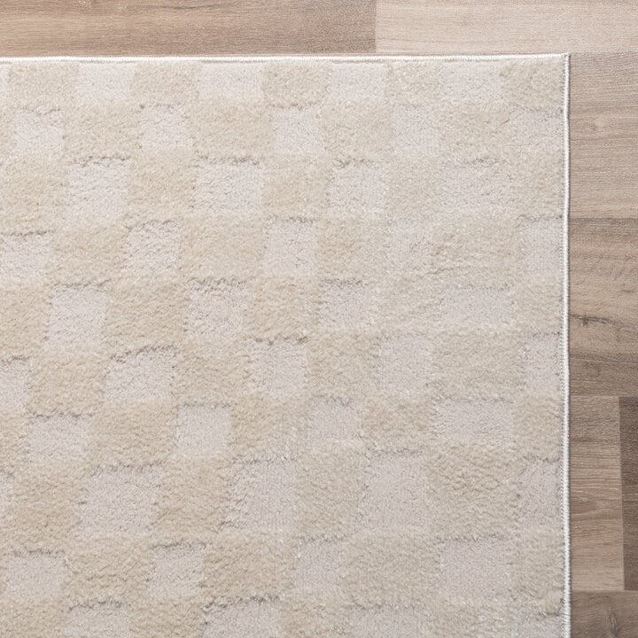 Japandi Teppich - Yori Checkerboard Creme - 4