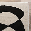 Japandi Teppich - Yori Abstrakt Creme Schwarz - thumbnail 4