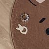 Waschbarer Spielteppich Rund - Sammy Bear Braun - thumbnail 4