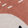 Waschbarer Spielteppich Rund - Sammy Fox Orange - thumbnail 3