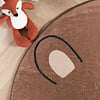 Waschbarer Spielteppich Rund - Sammy Bear Braun - thumbnail 2