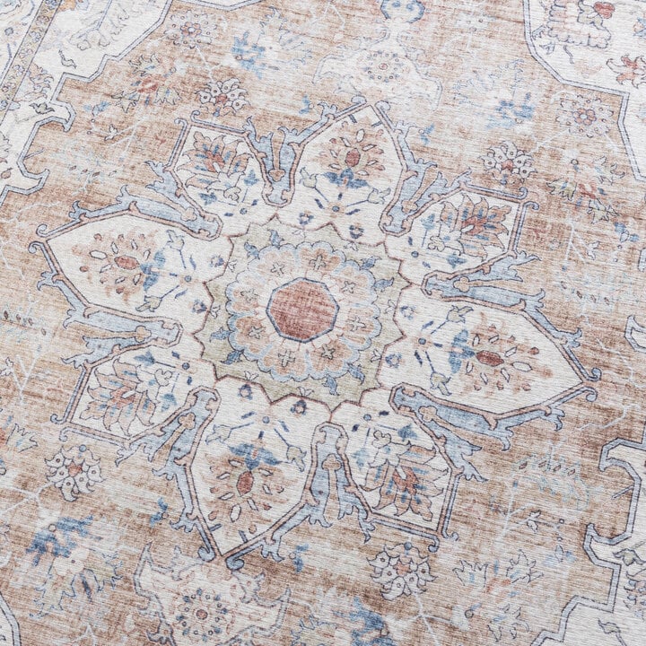 Waschbarer Läufer - Domingo Mandala Beige - 4