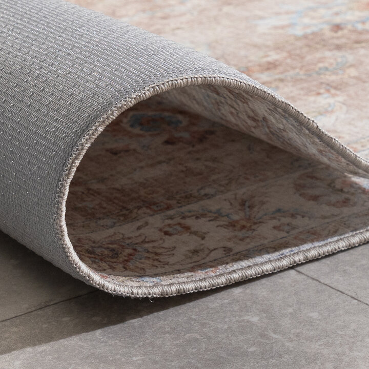 Waschbarer Läufer - Domingo Oriental Beige - 7