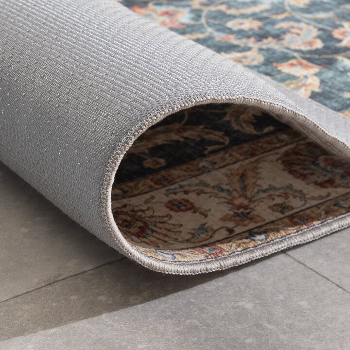 Waschbarer Läufer - Domingo Oriental Dunkelgrün - 7