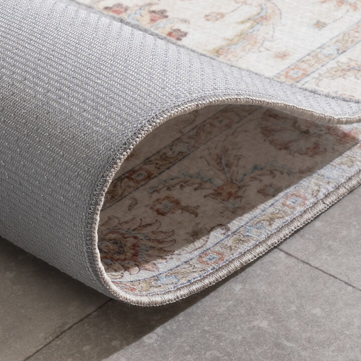 Waschbarer Läufer - Domingo Oriental Weiß - 7