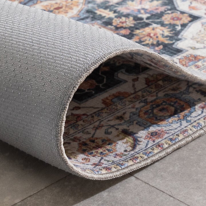 Waschbarer Läufer - Domingo Mandala Dunkelgrün - 8