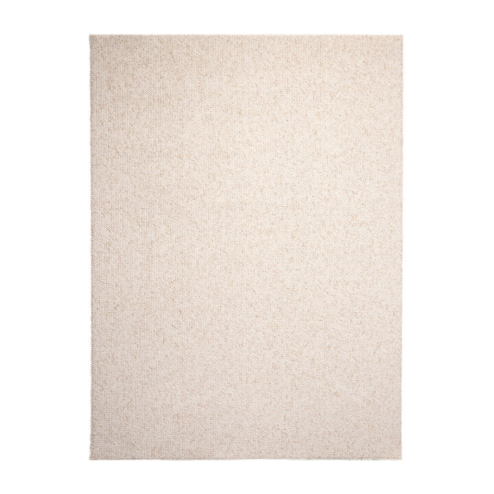 Waschbarer Wollteppich - Bruno Creme Weiß - 1
