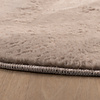 Flauschiger Teppich Rund - Cozy Taupe - thumbnail 6