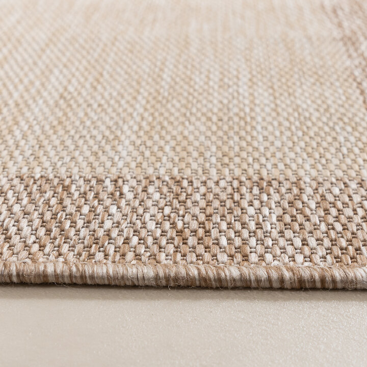 Balkonteppich - Sierra Border Creme Beige - 6