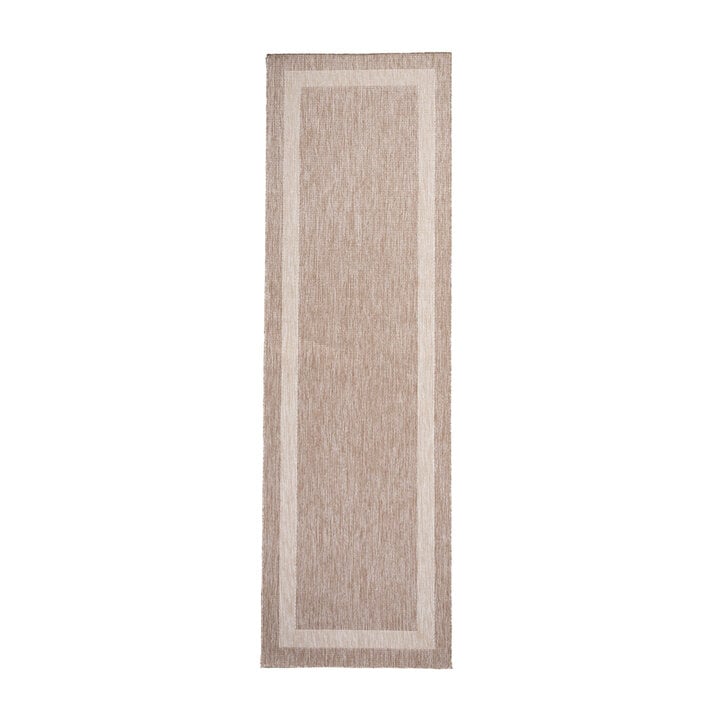 Balkonteppich - Sierra Border Beige Creme - 1