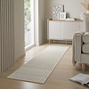 Waschbarer Läufer - Elto Stripe Creme - thumbnail