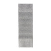 Waschbarer Läufer - Elto Stripe Grau - thumbnail 1