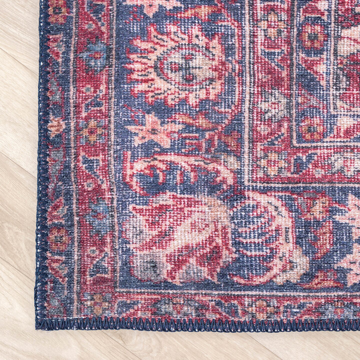 Teppich Vintage - Estate Medaillon Bordeaux Rot Outlet - 6