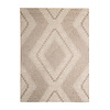 In- & Outdoor Jute Teppich - Atlas Diamond Braun Creme - thumbnail 1